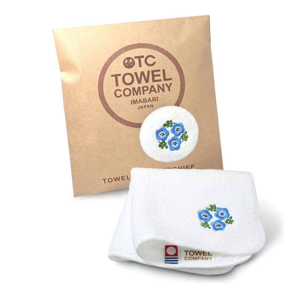 TOWEL COMPANY Имабари Полотенце Носовой платок [Все 13 видов] 22x22см Подарок Вышитый Цветочный Ботанический сад