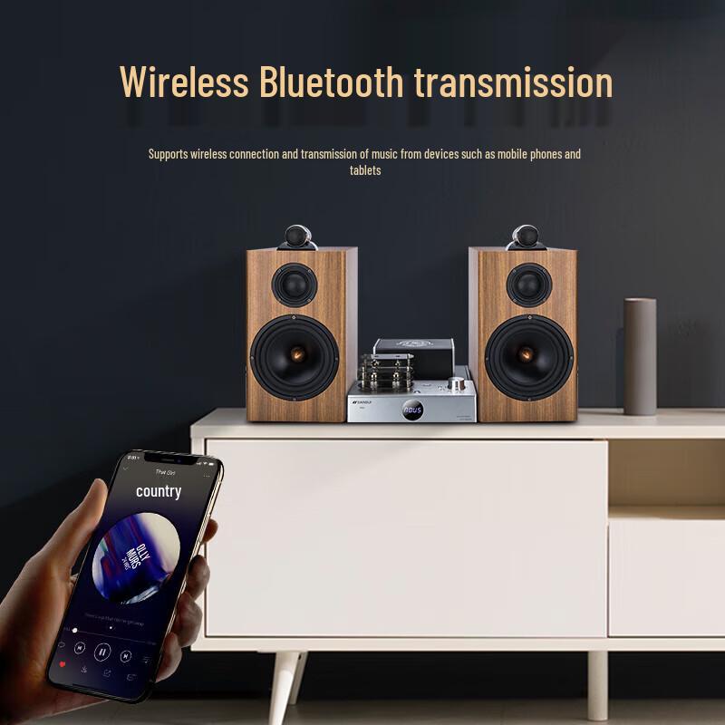 Sansui Q16 HiFi Tube Amplifier Audio System with Bluetooth