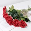 Silk Single Rose Artificial Flower For Wedding Decor And Interior Enhancement