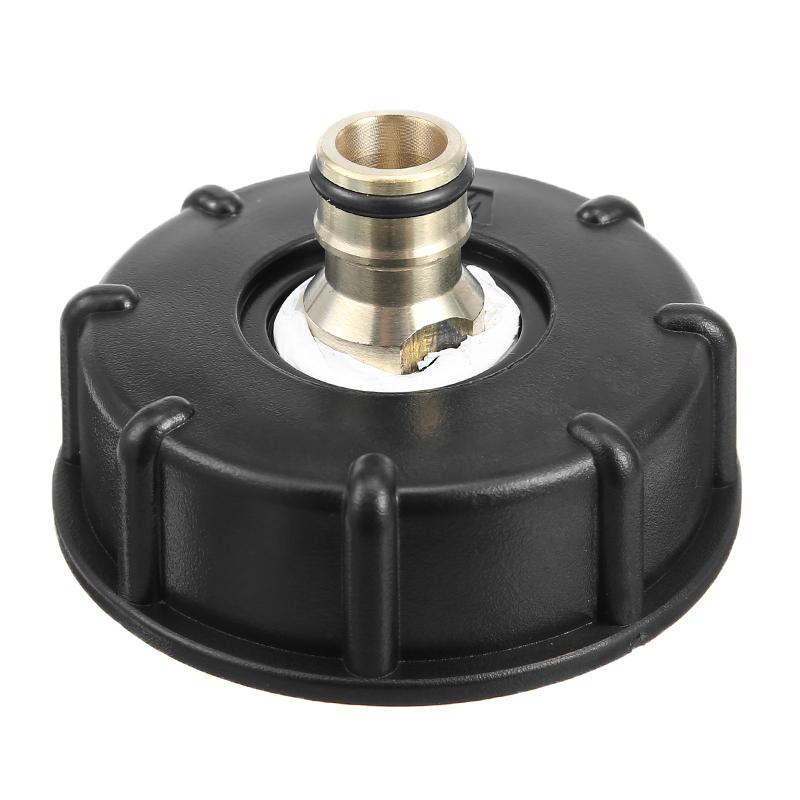 Переходник для бочек IBC Переходник для бака IBC на заглушке Запорный шаровой кран Контейнер Разъем для крана дождевой воды