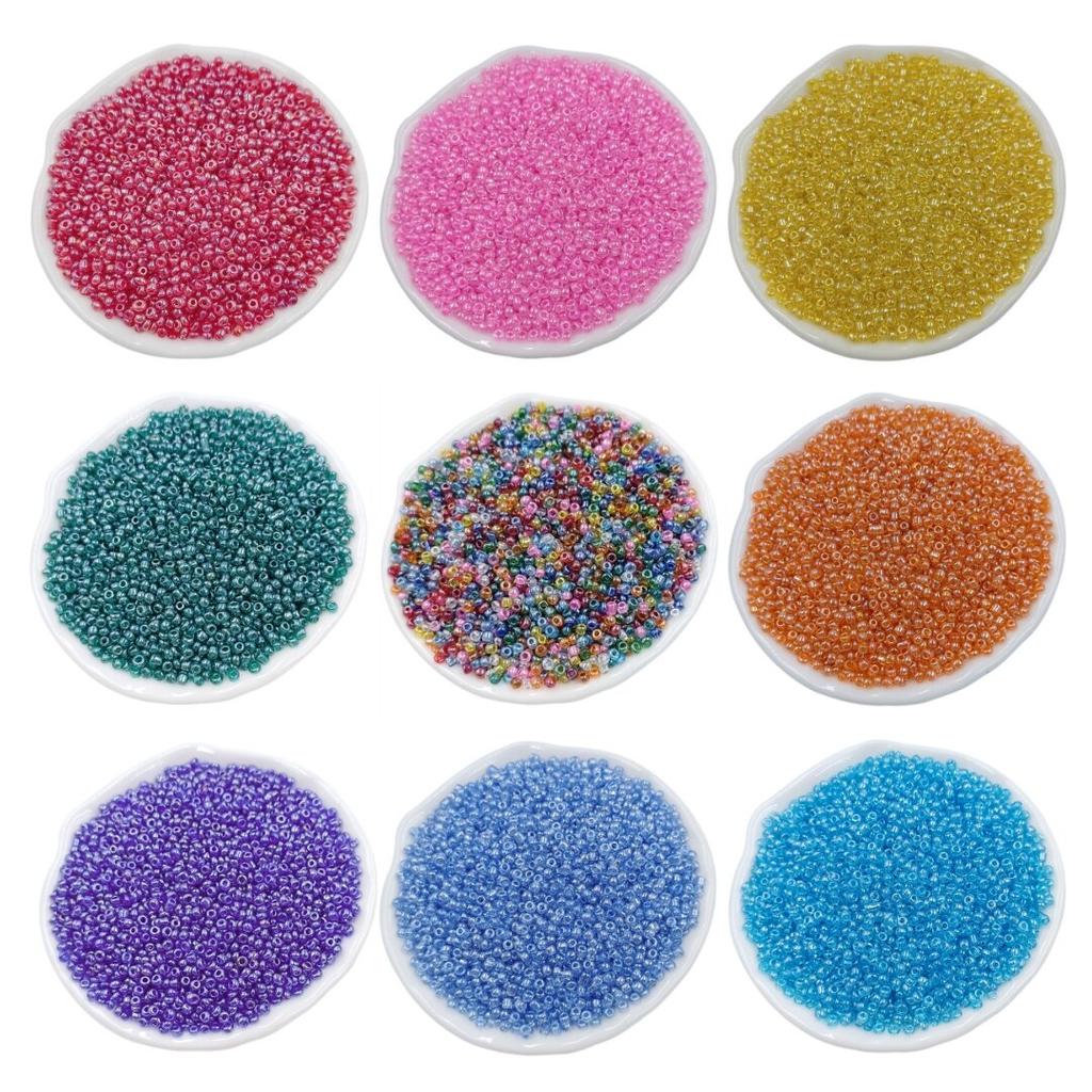 Acrylic Millet Beads 1000pcs Seed Beads for Earrings Necklace DIY Handmade Material Beads Bracelet Jewelry Making Loose Beads Beads