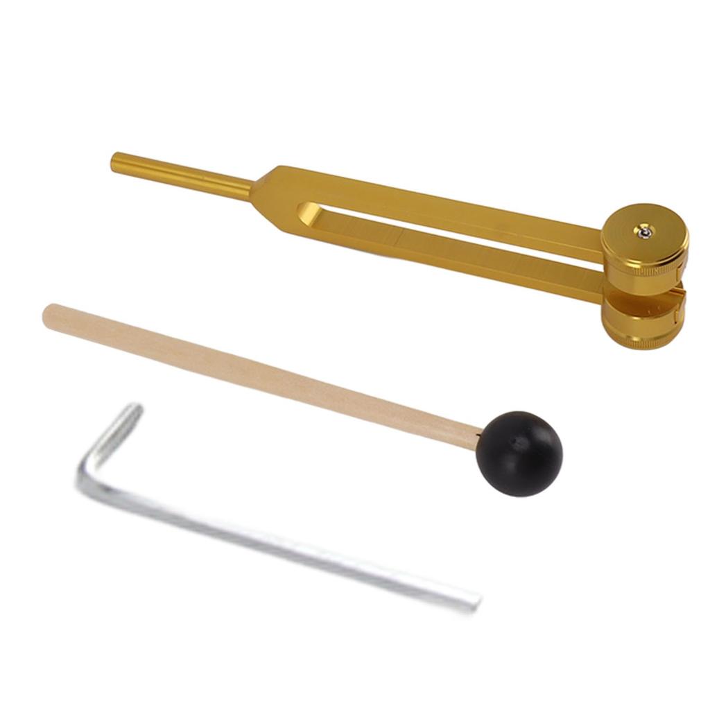 Камертон, 128 Гц, тюнер с молоточком, басовый тюнер, кристальный тюнер для йоги, чакр, звуковой терапии, рефлексологии и многого другого