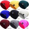 New Solid Cute Woman/Men Female Beanie Caps Winter Autumn Hats Knitted Beanies Warmer Bonnet