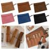 Matte Leather Watch Organizer Case Lightweight Watch Band Case Watchband Pouch Watch Accessories