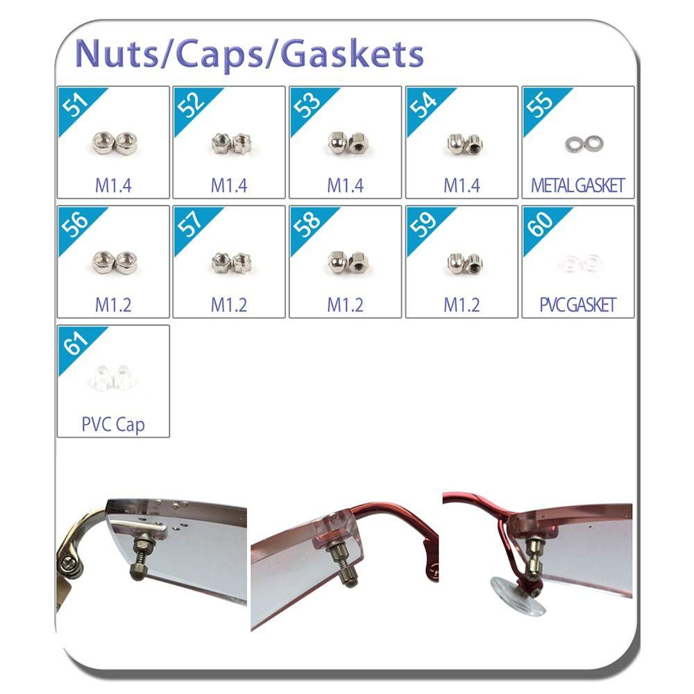 Silicone Anti-Slip Eye Care Tools Glasses Nose Pads Sunglasses Repair Kit Tool Eyewear Accessories