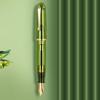 Перьевая ручка Jinhao 9019 Limited Heartbeat M, перо оливково-зеленого цвета, прозрачный корпус для каллиграфической подписи