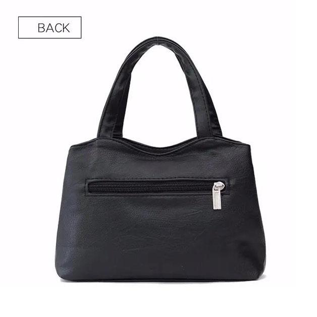 Сплошная цветная сумка для женщин, мягкая квадратная сумка из искусственной кожи, универсальная сумка на одно плечо, повседневная сумка-кошелек для мамы