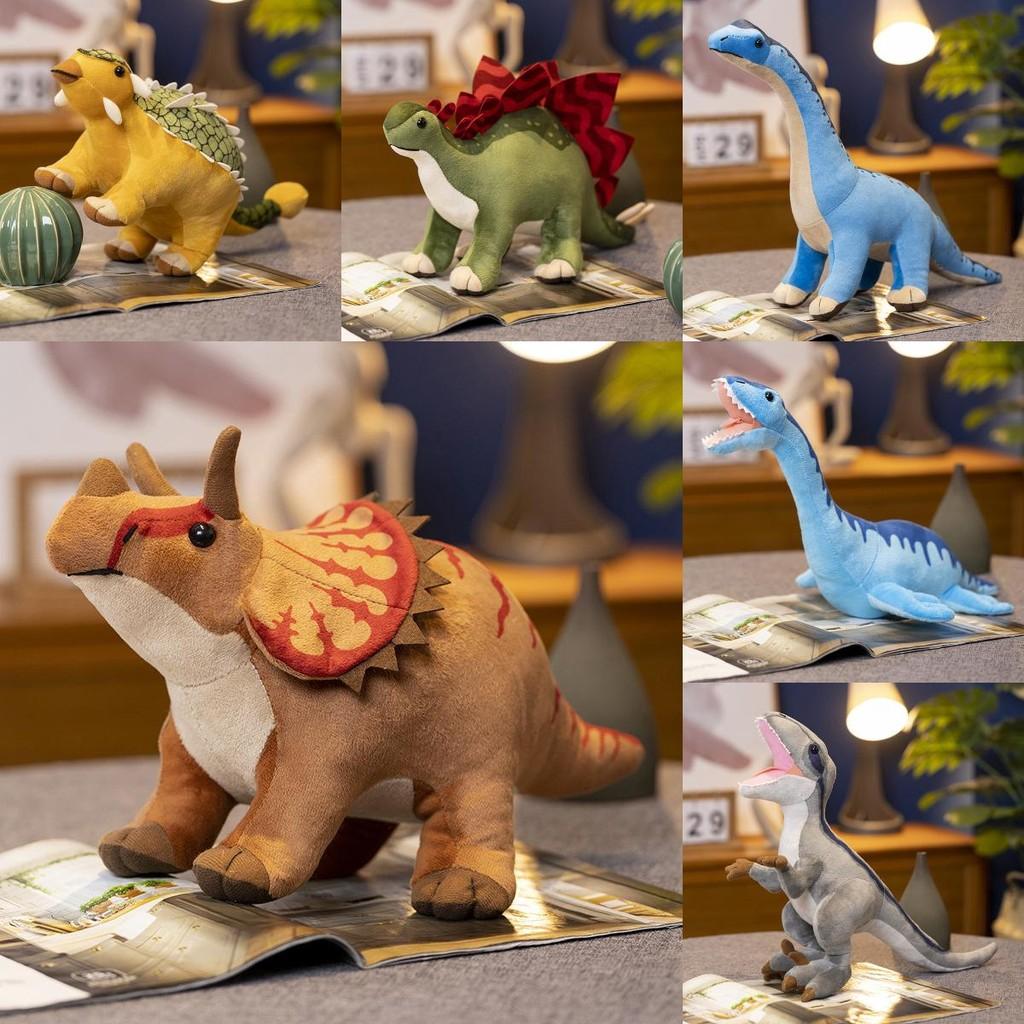 Плюшевые Реалистичные Игрушки Динозавры Велоцираптор Мягкие Игрушки Кукла Подарок Коллекционный