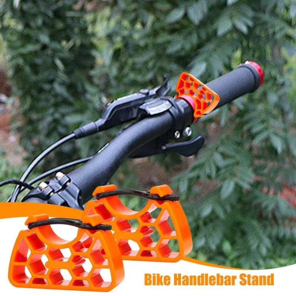 Adjustable Clip Bike Handlebar Stand Anti-Slip Bicycle Clip-On Stabilizer for Inverted Parking