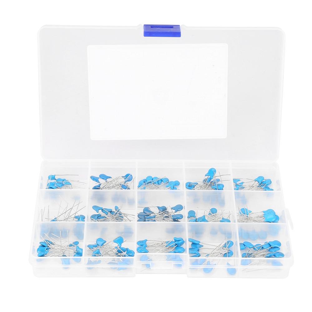 180PCS 1kV Capacitors Assortment Kit 100PF-10000PF Capacitor Kit Wide Applications