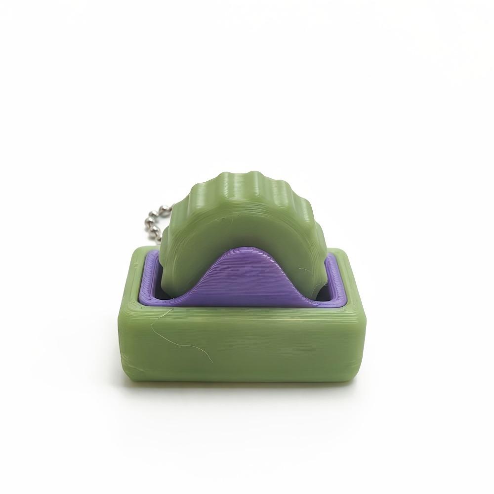 Portable Roller Stress-relief Button 3D Printed Backpack Pendant  Desktop Ornament