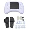 Electric Pulse Massage Machine With Slippers 8 Modes 15 Strength Medium Frequency Muscle Massager