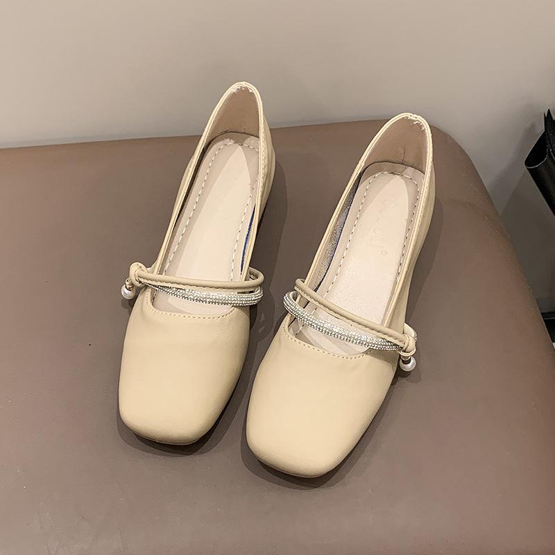 Soft-soled Gentle Shoes Autumn Mary Jane Shoes New Flat-soled Comfortable One-pedal Single Shoes