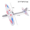 with LED Light Spinning Hand Paper Airplane USB Rechargeable Flight Glider Helicopter
