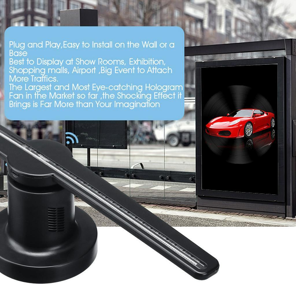 WIFI 3D-вентилятор, голограммный проектор, рекламный дисплей, голограммный вентилятор, лампа с голографическим изображением, 3d-дисплей, рекламный светильник