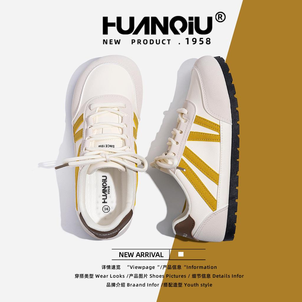 Global Flat-bottomed German Training Shoes Women's Autumn ZHQ-XA565 New Versatile Niche Board Shoes Light Casual Shoes Women