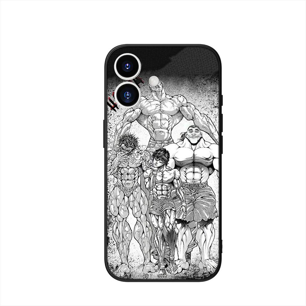 Baki Cartoon Hanma Phone Cover Case for Samsung Galaxy S25 S23 S22 S24 FE Ultra Plus A56 A05 A06 A15 A16 A57 S7 Edge Casing