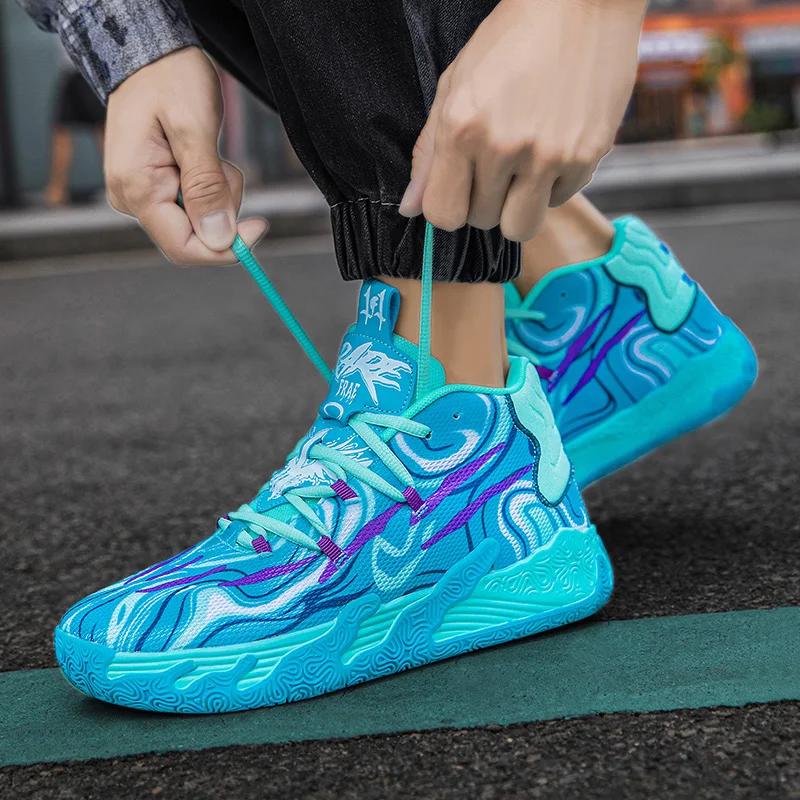 Мужские баскетбольные кроссовки Теплый комфорт Амортизирующие Профессиональные тренировочные кроссовки для тенниса Противоскользящие и износостойкие кроссовки