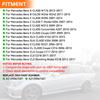 Для Mercedes Benz W204 W212 W176 Динамические светодиодные указатели поворота в боковых зеркалах
