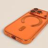 Luxury Fine Hole Plating Magnetic Charging Phone Case For iPhone 18 17 16 15 14 13 12 Pro Max Magsafe Scratch-proof Soft Cover
