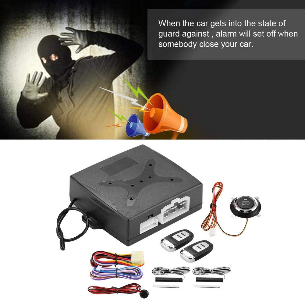 Стартер двигателя система автосигнализации универсальная система автосигнализации ключ зажигания двигателя бесключевой доступ кнопочный пульт дистанционного запуска