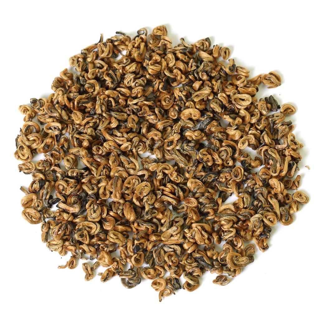 HELLOYOUNG100г Черный чай Nonpareil Supreme Yunnan Dian Hong Snail Golden Bud Tea