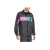Puma Retro Sports Stand Collar Color Block Zip Jacket Men Jacket Black 533626-01