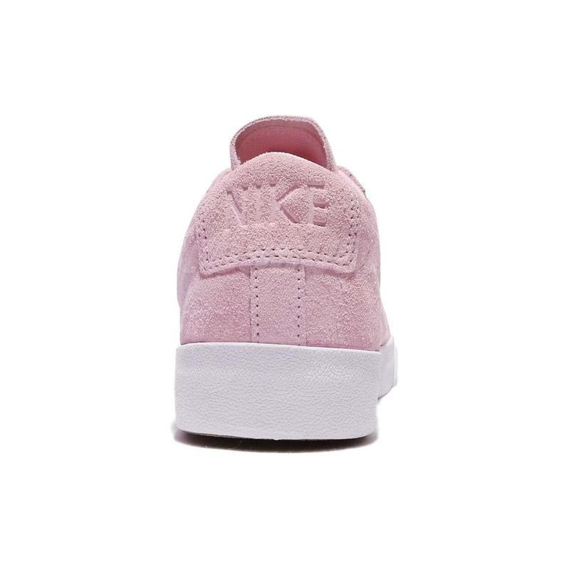 Nike Блейзер Нескользящие Амортизирующие Низкие Кеды для Скейтборда Женские Кроссовки Розовые Белые AA3962-602