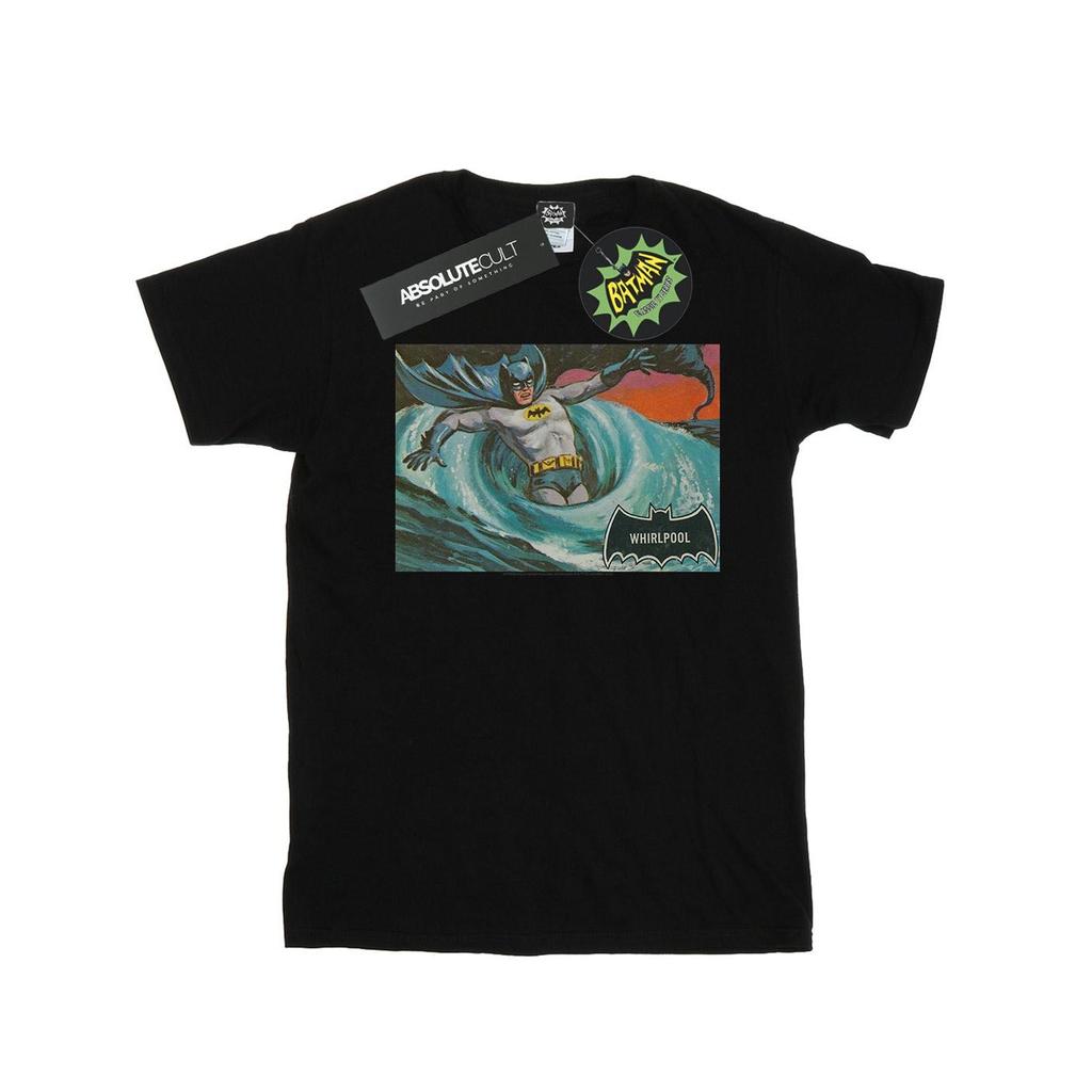 DC Comics Mens Batman TV Series Whirlpool T-Shirt