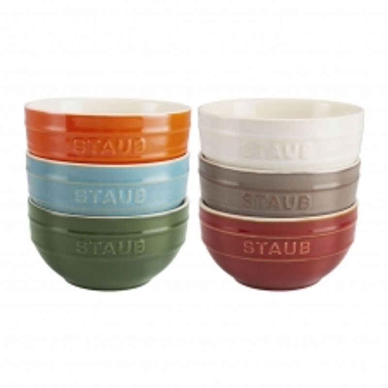 Staub Ceramic Bowl 12cm Rainbow 6-piece set (tax included)