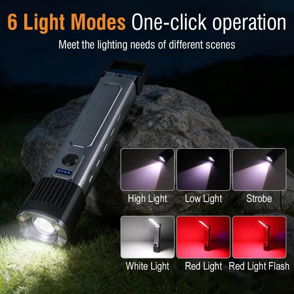 Super Brightness Folding Work Light Long-Lasting Portable Searchlight Magnetic Flashlight Outdoor