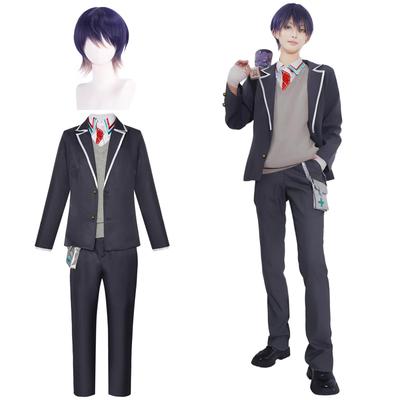 Косплей костюм Kenmochi Toya с париком, мужской, старшеклассник, VTuber, костюм для косплея, взрослый размер, карнавальный костюм, костюм для школьного фестиваля, мероприятия, сцены
