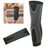 1PCS Black Green Knitting Warm Lengthen Elastic Sports Knee Pad Guard Leg Sleeve KneepadL