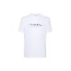 Logo Print Pullover Crew Neck Short Sleeve T-Shirt Men Tops White K10K112497-YAF