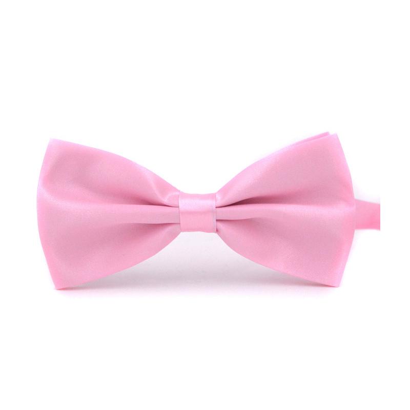 Double Bow Tie Men's Solid Shiny Casual Adult Multi Multi Colours