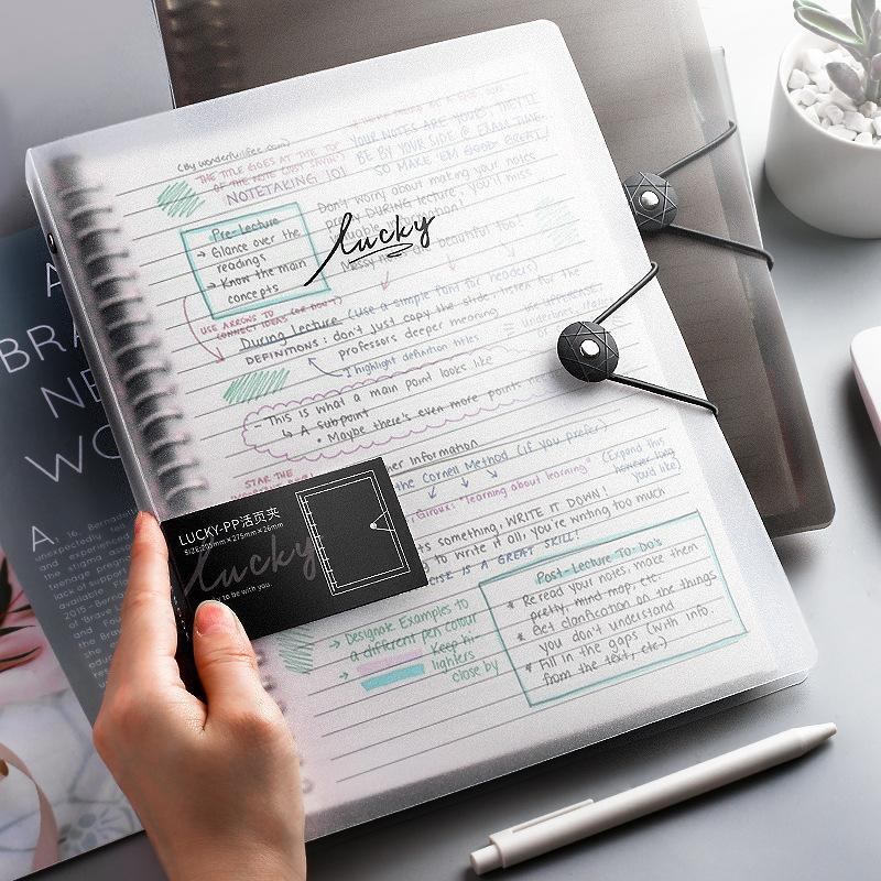 Diary 2026 A5 B5 A4 Transparent Loose Leaf Binder Notebook Inner Core Cover Note Book Journal Planner Office Stationery Supplies