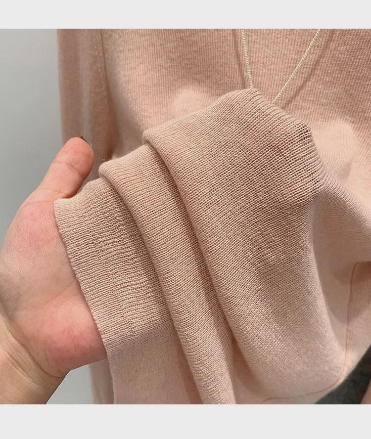 2024 Women's High-End Striped Wool Sweater for Early Autumn