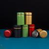Metal 1Pcs Smell Proof Sealed Portable Tea Can Tea Container for Loose Dry Tea Leaves Tea Tin