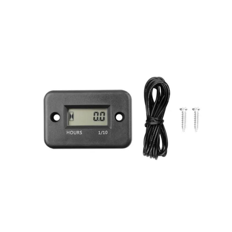 Цифровой счетчик моточасов ЖК-счетчик для квадроциклов, мотоциклов, приборов, часов, снегоходов, бензиновых лодок, генераторов, велосипедов, автомобилей, аксессуаров