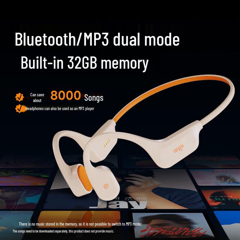 Aigo GS06 Наушники с костной проводимостью Bluetooth Спортивные для плавания
