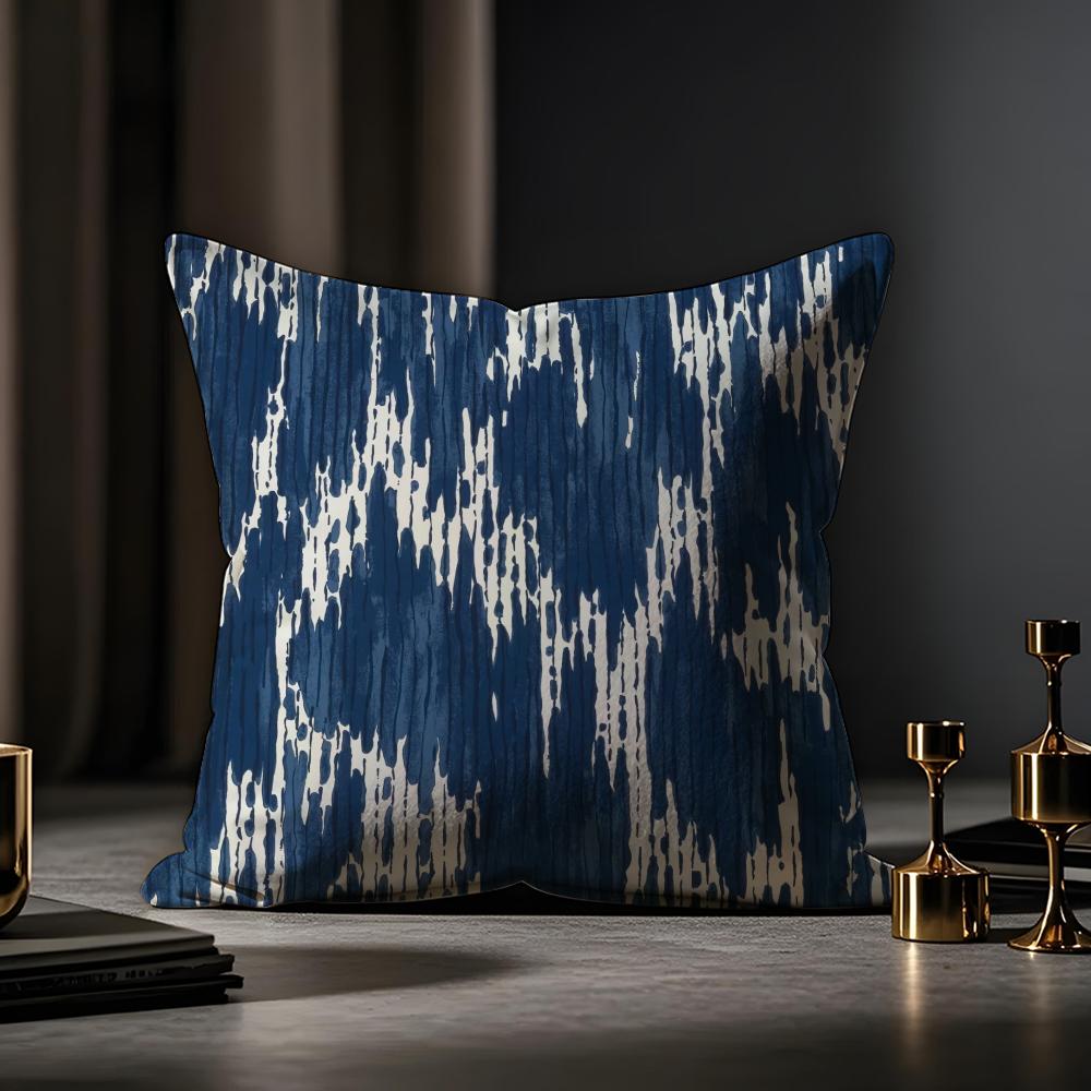 Чехол для подушки с принтом, противопылевой, наволочка, невидимая молния, шелковистый короткий плюш, чехол для диванной подушки