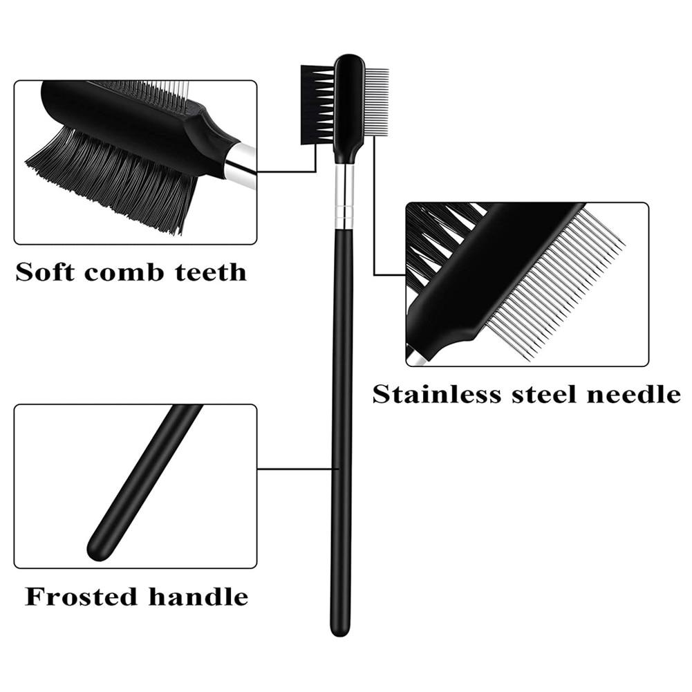 Расческа для глаз домашних животных, расческа для удаления пятен, щетка для ухода за глазами, двухсторонняя щетка, принадлежности для маленьких кошек, собак