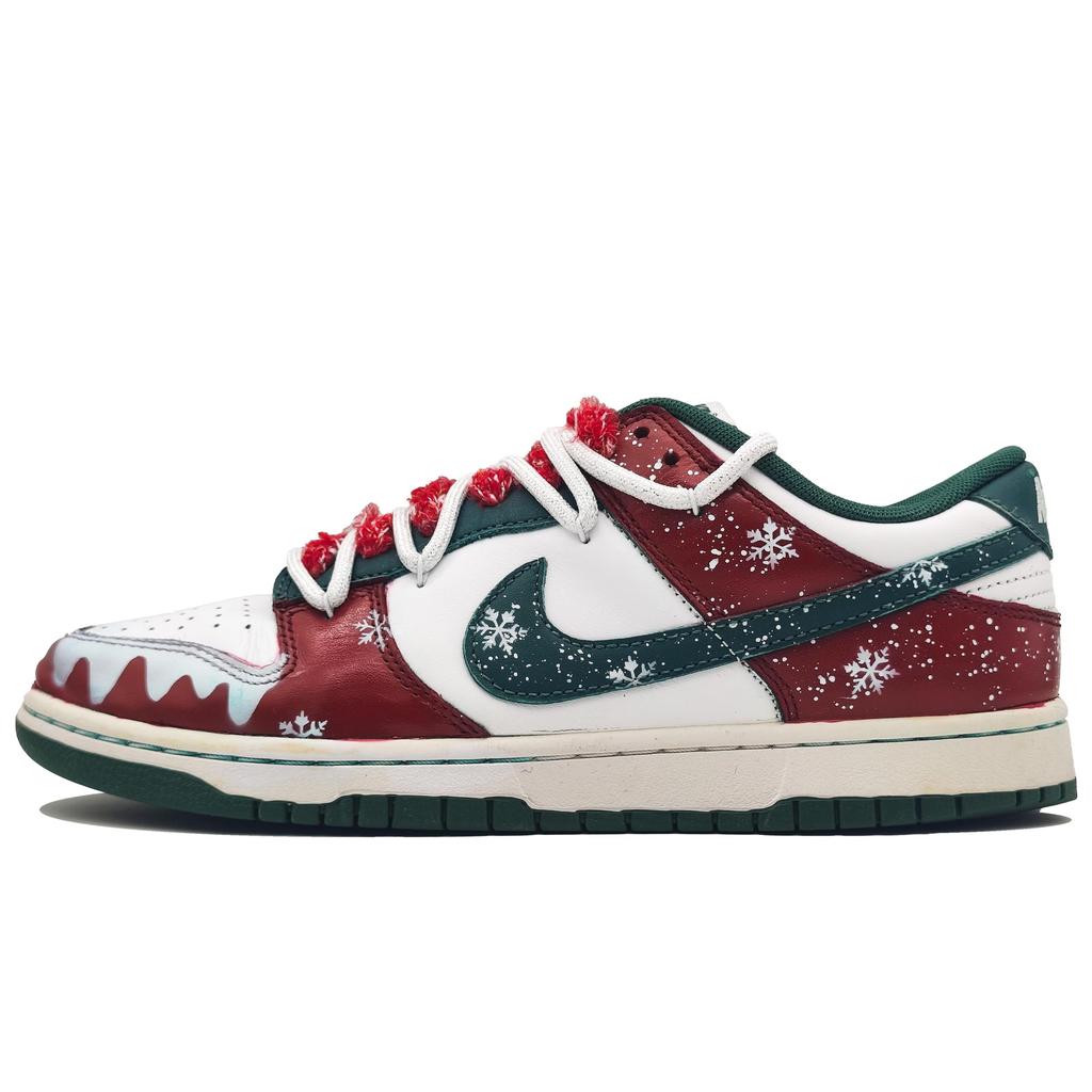 Nike Dunk Low top Skateboard Shoes Unisex Snake Fruit Red DD1391-101(Team400-)