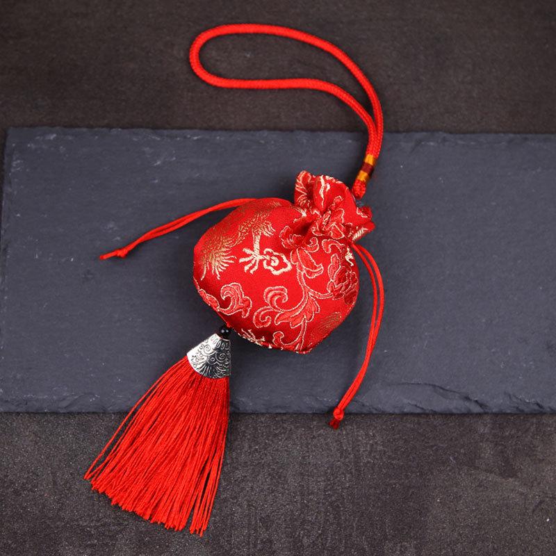 Ancient Style Lavender & Mugwort Sachet - Dragon Boat Festival Mosquito Repellent Pouch