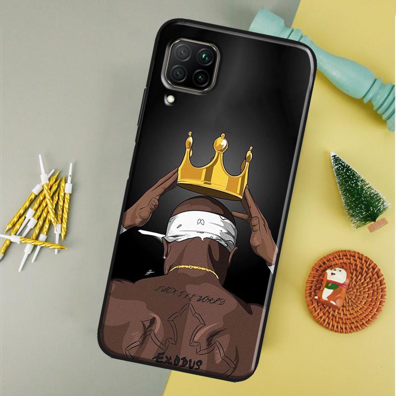 2Pac Makaveli Tupac Amaru Shakur For Huawei Nova 12i 11i 8i 12s 9 10 SE Y90 Y60 Y70 Y72 Y61 Y91 P20 P30 P40 Lite P60 Pro Case