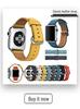 Совместимые кожаные силиконовые ремешки для Apple Watch Series 3-8