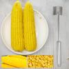 1/2Pcs Corn Peeler Stainless Steel Corn Cob Stripper Tool Corn Thresher for Kernels Removal Ergonomic Handle Easy