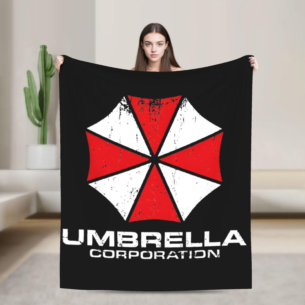 Resident Umbrella Corps Eviled Blanket Cover Fleece The Sinister Business Ultra-Soft Throw Blanket for Airplane Travel Bed Rug