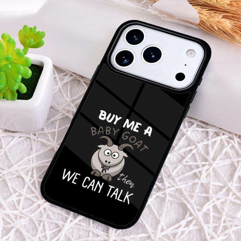 Goats Phone Case for iPhone 17 Air 16 15 11 12 14 13 Pro Max Shockproof Cover