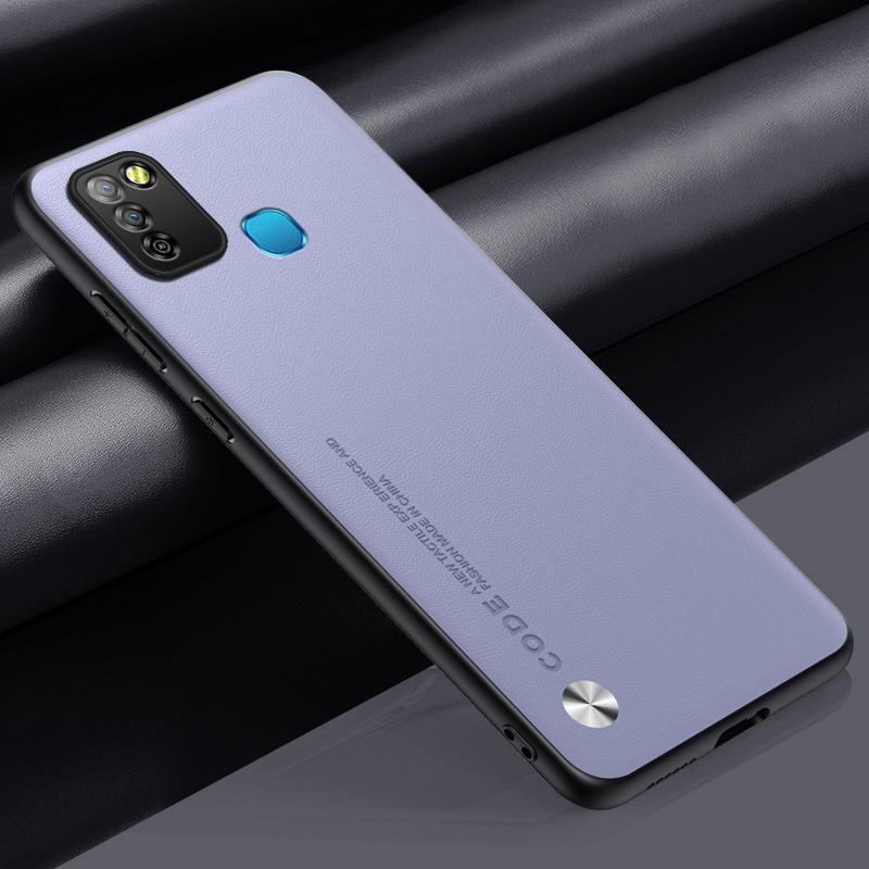 Роскошный чехол из искусственной кожи для Infinix Hot 10 Lite Smart 5, матовый силиконовый чехол с полной защитой для телефона Infinix Smart 5, чехол